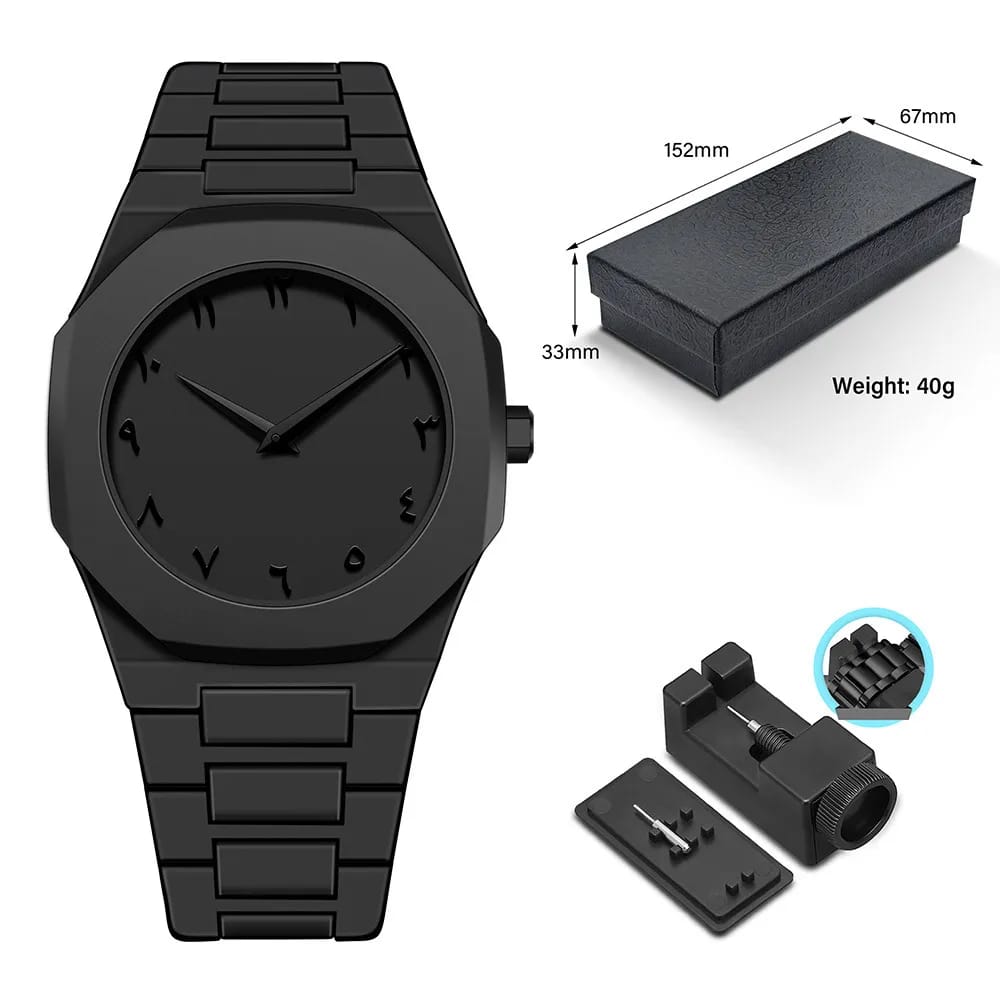 reloj masculino con números árabes 😎⌚
