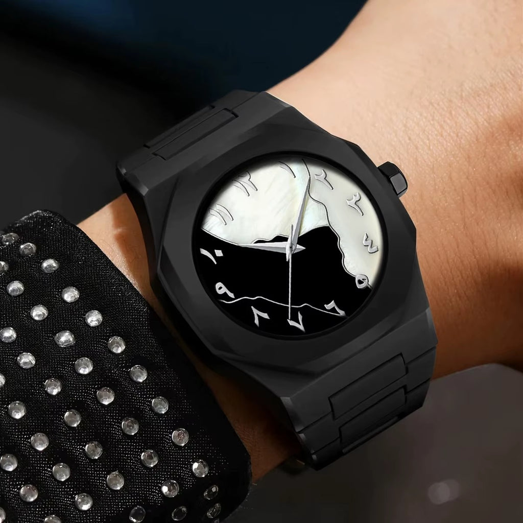 reloj masculino con números árabes 😎⌚